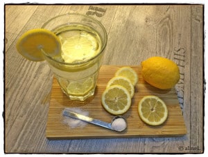 Wasser Zitrone