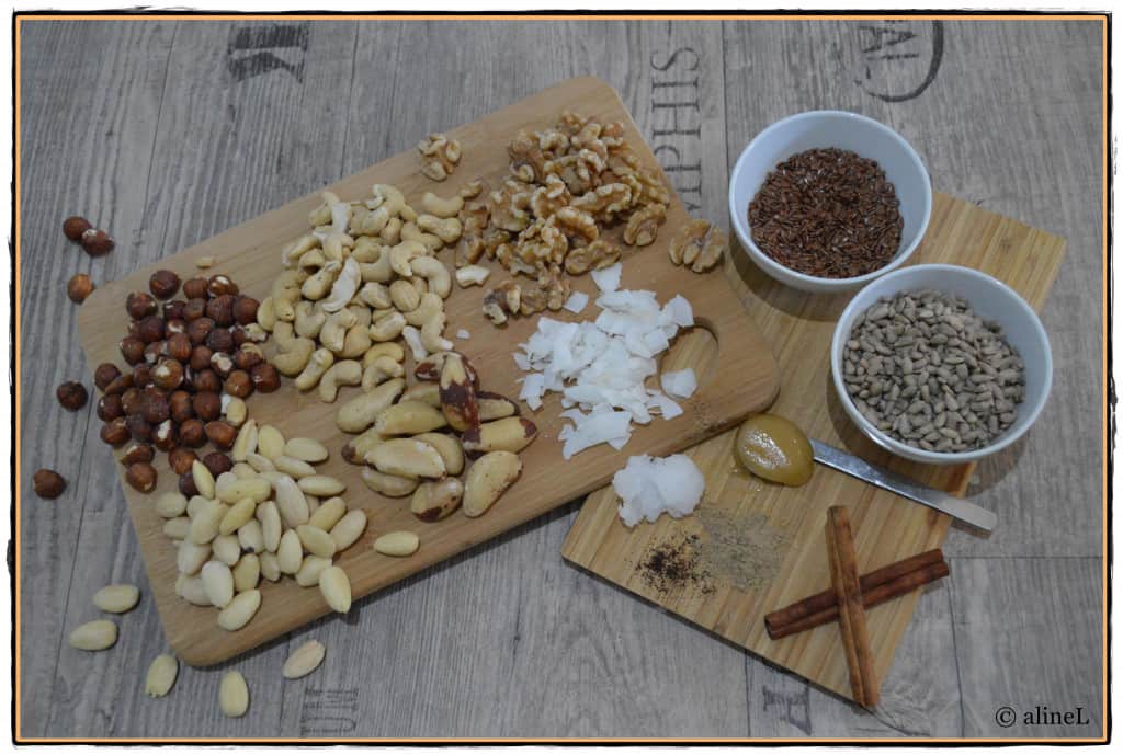 Nuss-Müsli Zutaten