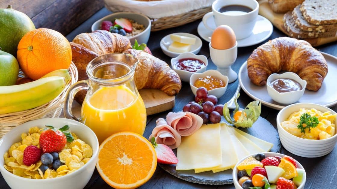 Ungesundes Frühstück